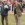 The Boss (left) with Oliver Sherwood judging the 1996 Doncaster Bloodstock Spring Sales Championship